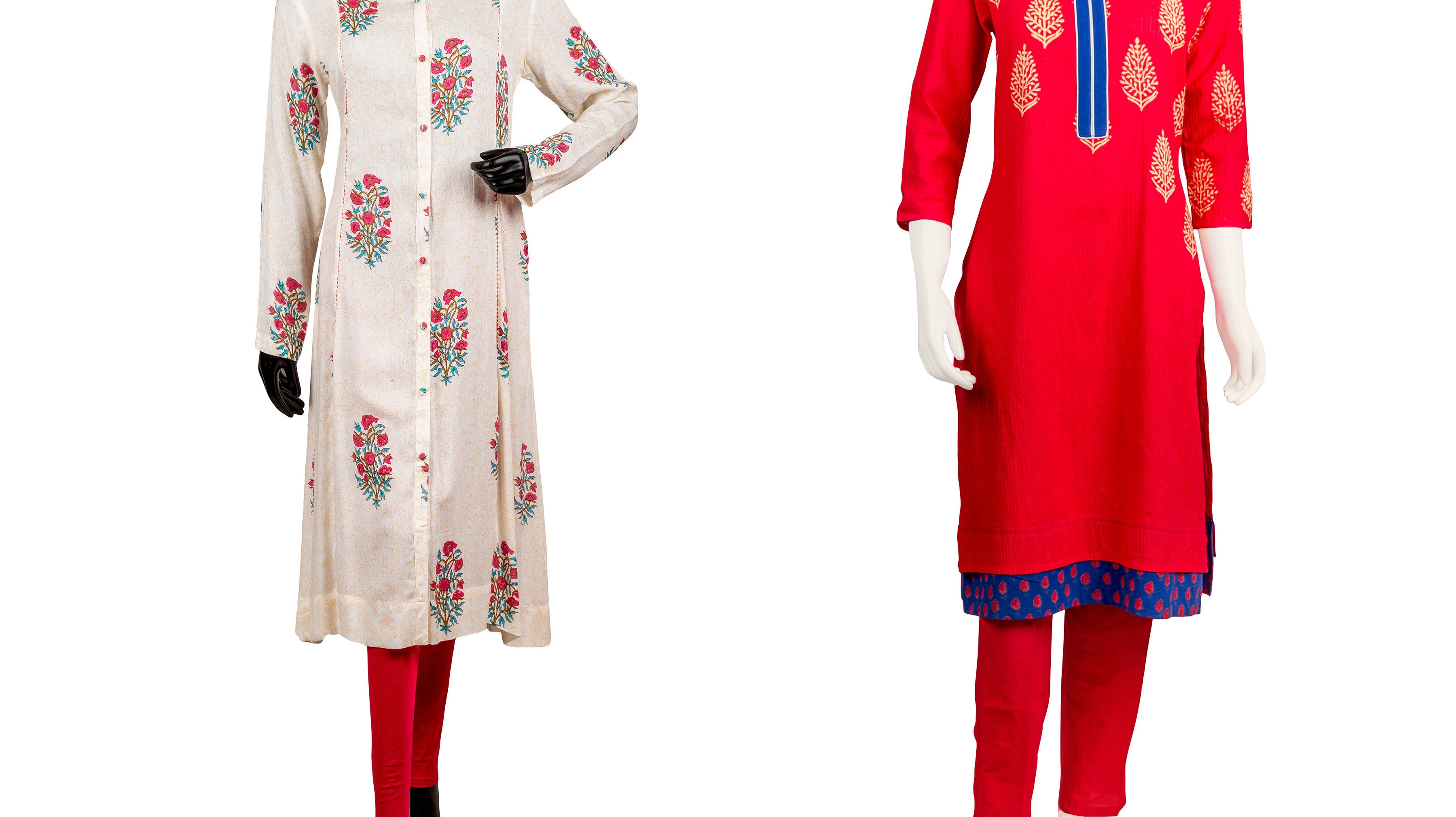 block print kurtis