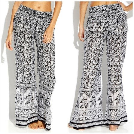 printed palazzo pants