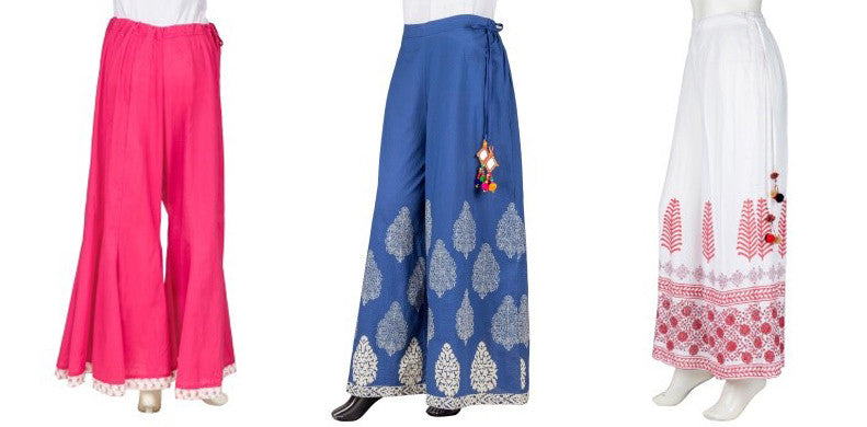 printed palazzo pants
